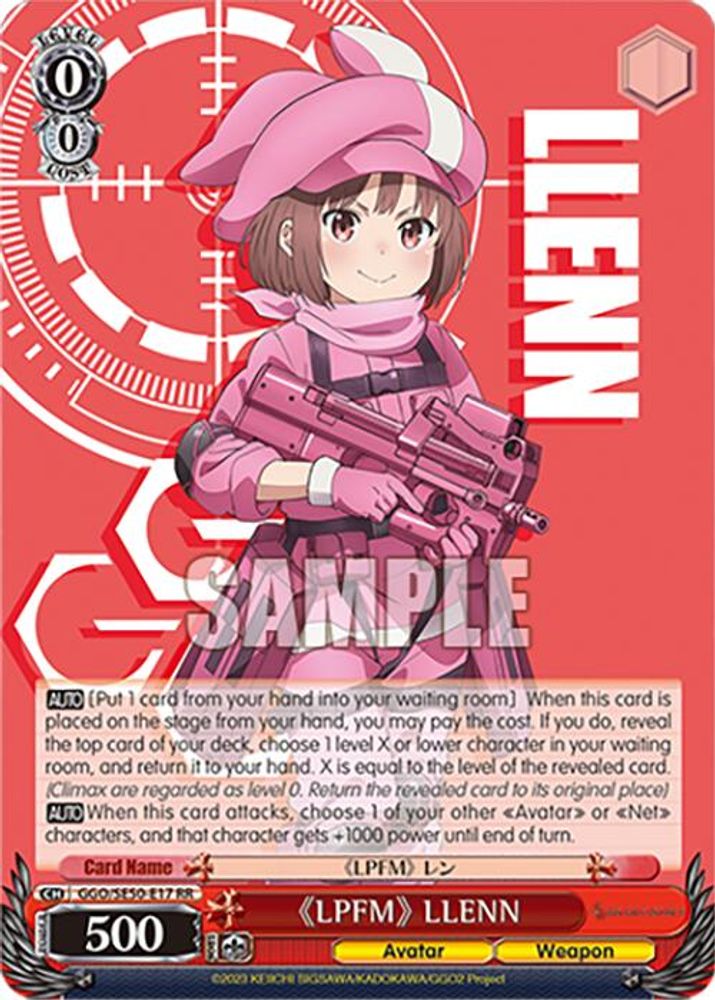 "LPFM" LLENN, Standard, front