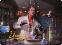 Peter Parker Art Card (3/54) (Gold-Stamped Signature), Art Series: Marvel's Spider-Man