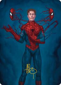 Secret Identity Art Card (Gold-Stamped Signature), Art Series: Marvel's Spider-Man