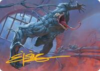 Venom, Evil Unleashed Art Card (Gold-Stamped Signature), Art Series: Marvel's Spider-Man