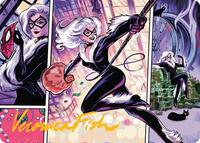 Black Cat, Cunning Thief Art Card (Gold-Stamped Signature), Art Series: Marvel's Spider-Man