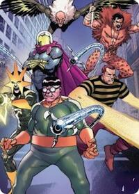 Behold the Sinister Six! Art Card (45/54), Art Series: Marvel's Spider-Man