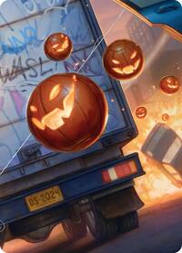 Pumpkin Bombs Art Card, Art Series: Marvel's Spider-Man