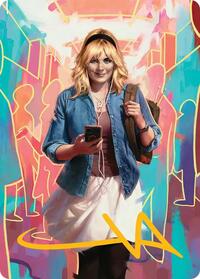 Gwen Stacy Art Card (Gold-Stamped Signature) (13/54), Art Series: Marvel's Spider-Man