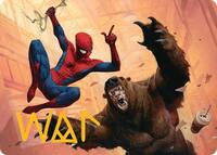 Wisecrack Art Card (Gold-Stamped Signature), Art Series: Marvel's Spider-Man