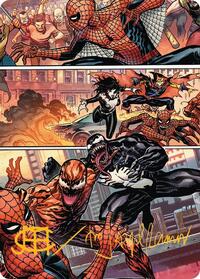 Maximum Carnage Art Card (Gold-Stamped Signature), Art Series: Marvel's Spider-Man