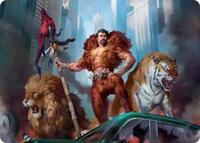 Kraven, Proud Predator Art Card, Art Series: Marvel's Spider-Man