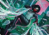 Silk, Web Weaver Art Card (29/54), Art Series: Marvel's Spider-Man