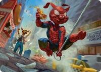 Spider-Ham, Peter Porker Art Card, Art Series: Marvel's Spider-Man
