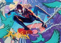 Spider-Man, Brooklyn Visionary Art Card (Gold-Stamped Signature), Art Series: Marvel's Spider-Man