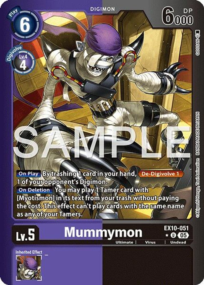 Mummymon (Limited Foil), Foil, front