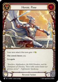 Heroic Pose (Red)