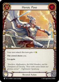 Heroic Pose (Blue)