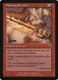 Flaming Sword, Mercadian Masques