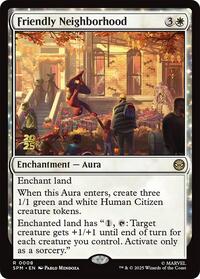 Friendly Neighborhood, Prerelease Cards