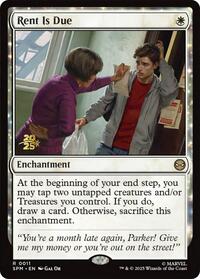 Rent Is Due, Prerelease Cards