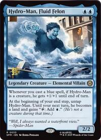 Hydro-Man, Fluid Felon, Prerelease Cards