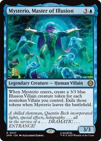 Mysterio, Master of Illusion, Prerelease Cards