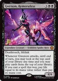 Gwenom, Remorseless, Prerelease Cards