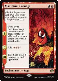 Maximum Carnage, Prerelease Cards