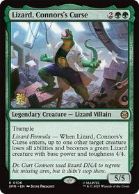 Lizard, Connors's Curse, Prerelease Cards