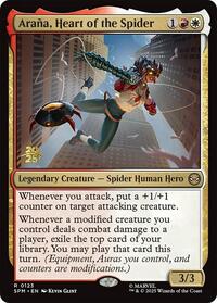 Arana, Heart of the Spider, Prerelease Cards