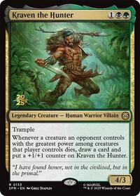 Kraven the Hunter, Prerelease Cards