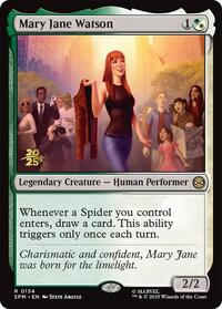 Mary Jane Watson, Prerelease Cards