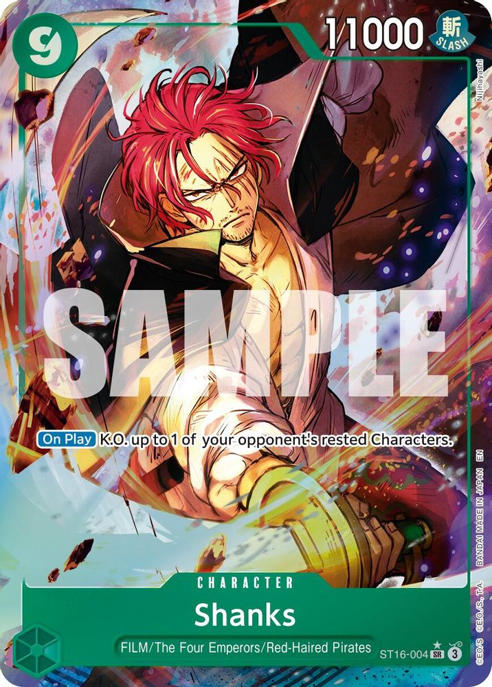 Shanks - ST16-004 (Alternate Art)