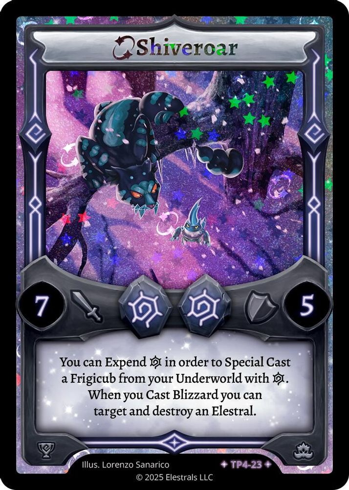 Shiveroar, Holo, front