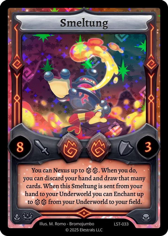 Smeltung, Holo, front