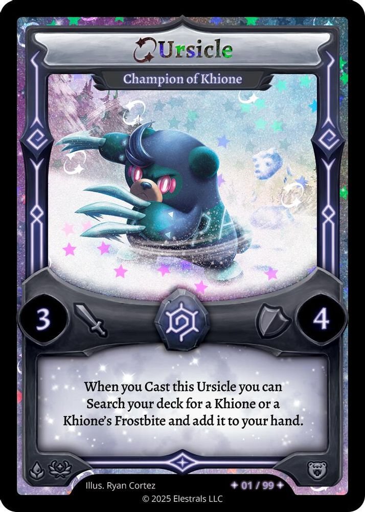 Ursicle - Champion of Khione (Serialized), Standard, front