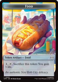 Food // Robot Double-Sided Token, Marvel's Spider-Man