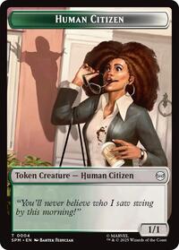 Human Citizen // Treasure Double-Sided Token, Marvel's Spider-Man