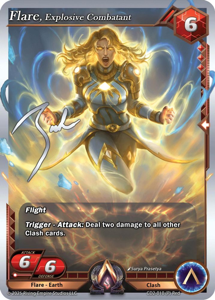 Flare, Explosive Combatant, Standard, front