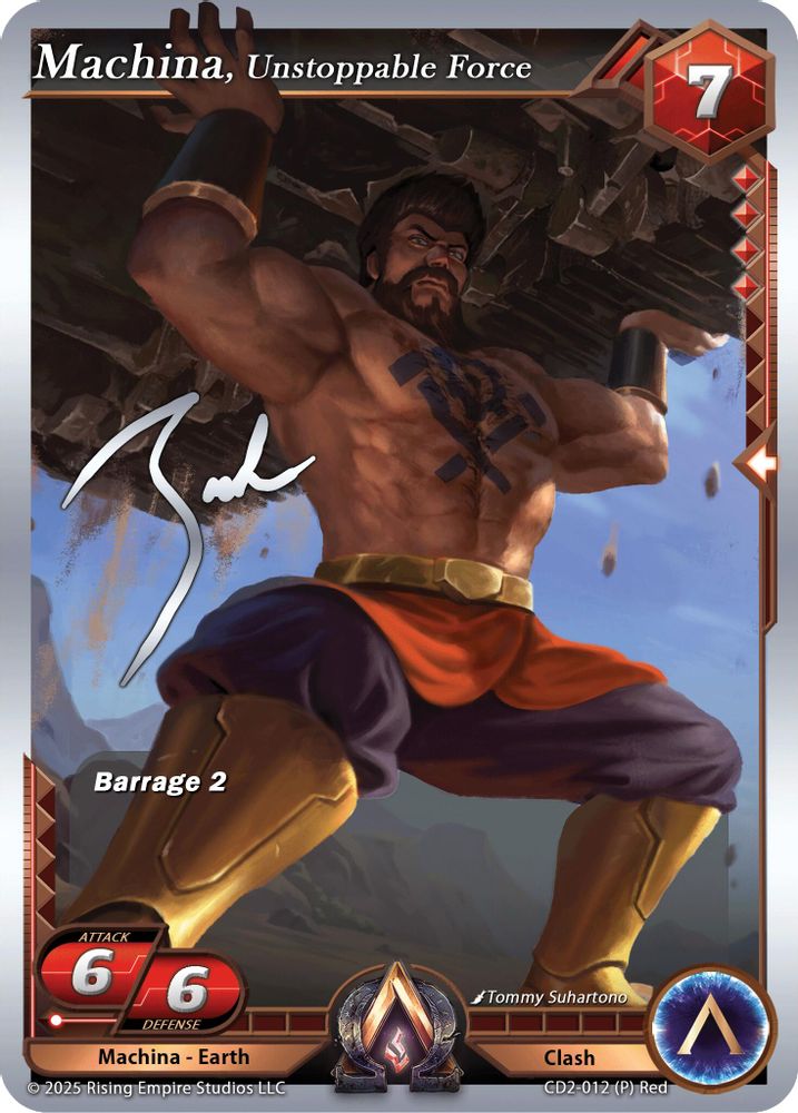 Machina, Unstoppable Force, Standard, front