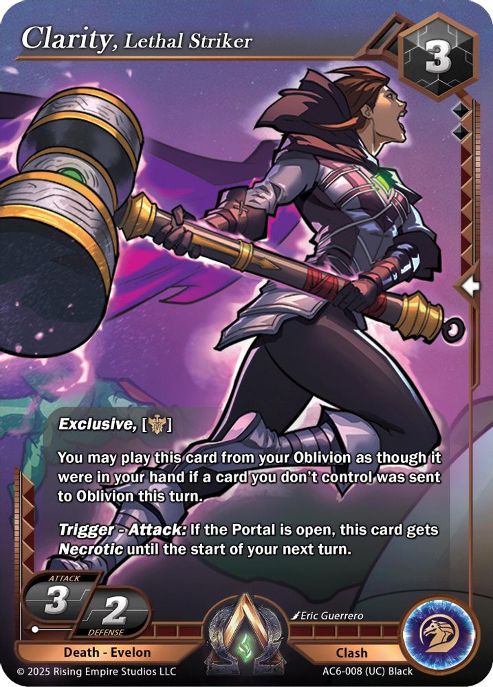 Clarity, Lethal Striker, Standard, front