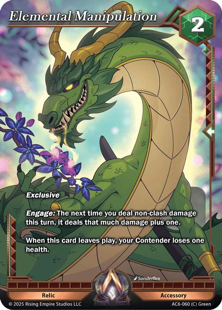 Elemental Manipulation, Standard, front