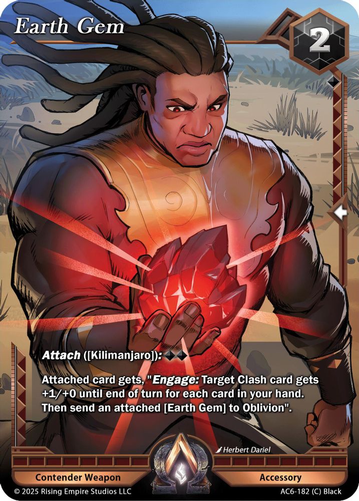 Earth Gem, Standard, front