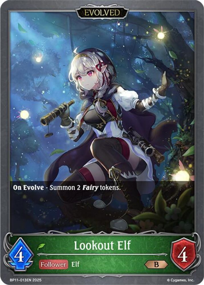 Lookout Elf (Evolved), Standard, front