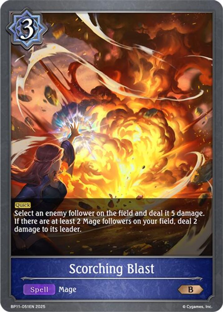 Scorching Blast, Standard, front