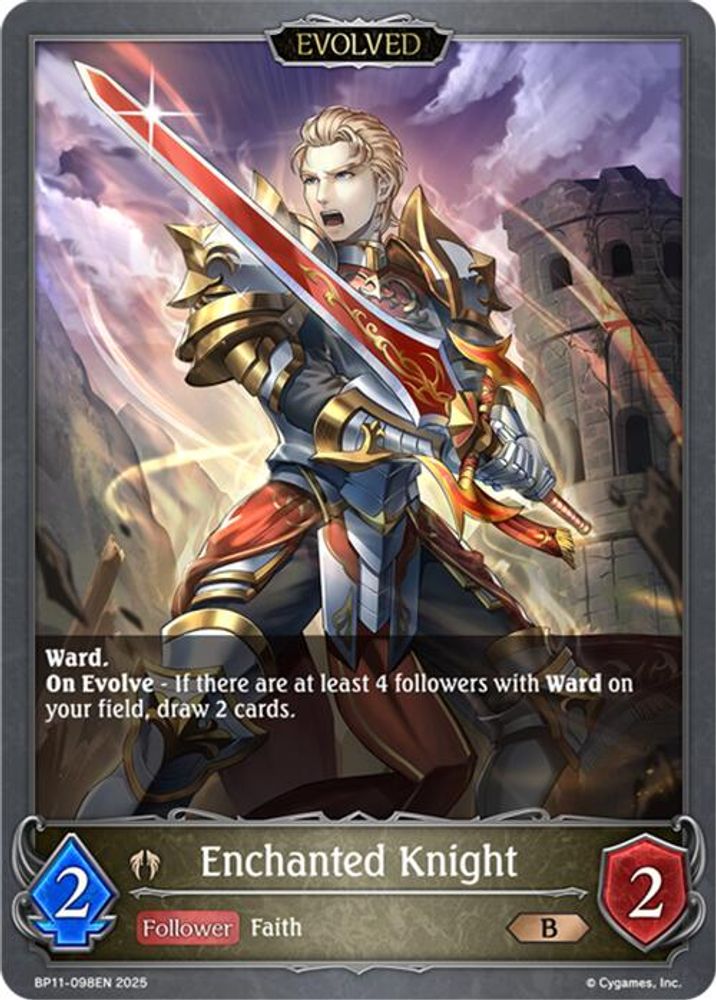 Enchanted Knight (Evolved), Standard, front