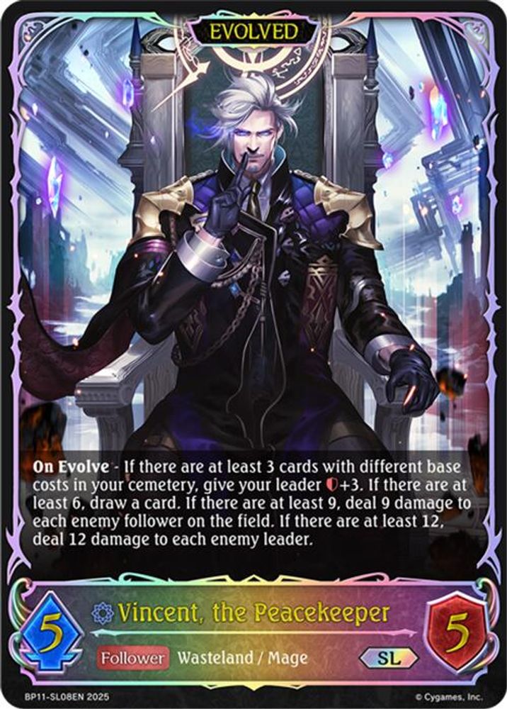Vincent, the Peacekeeper (Evolved) (SL), Standard, front