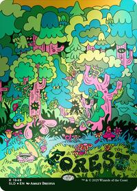 Forest (1949) (Rainbow Foil), Secret Lair Drop Series