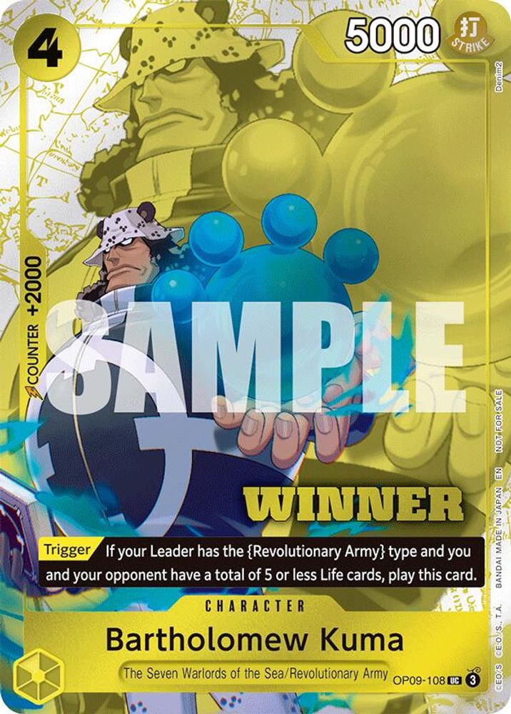 Bartholomew Kuma (Winner Pack 2025 Vol. 4)