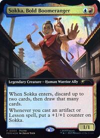 Sokka, Bold Boomeranger (Extended Art), Media Promos