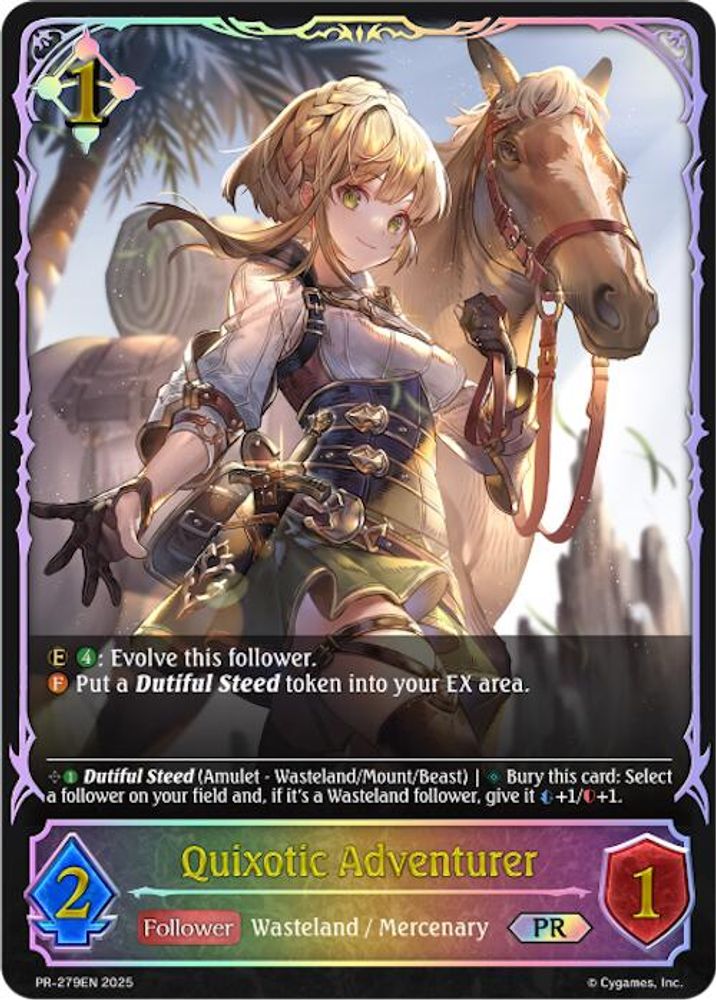 Quixotic Adventurer, Standard, front