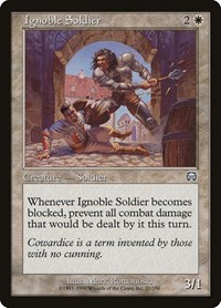 Ignoble Soldier, Mercadian Masques