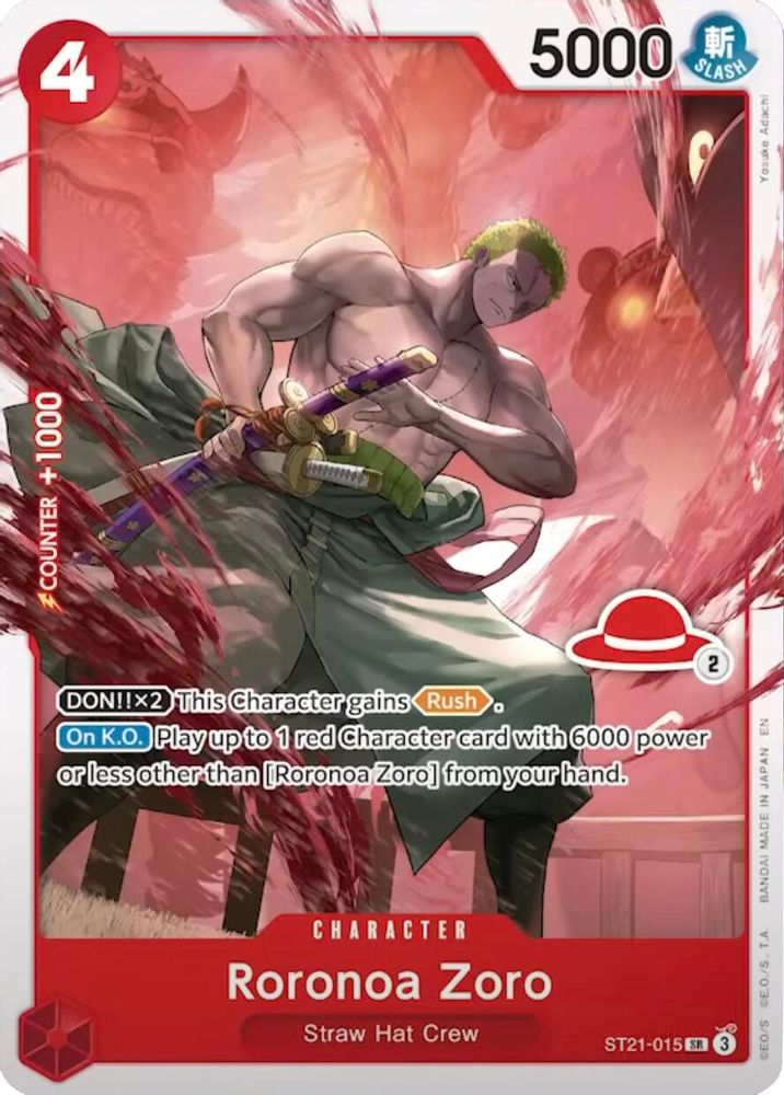 Roronoa Zoro - ST21-015 (Luffy Deck)