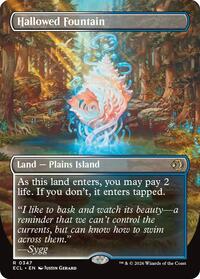 Hallowed Fountain (Borderless), Lorwyn Eclipsed